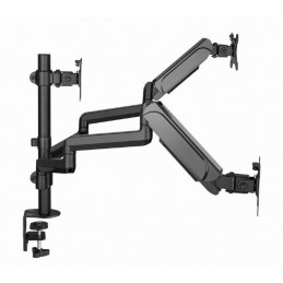 Gembird MA-DA3-01 Desk mounted adjustable mounting arm for 3 monitors full-motion 17"-27" Black