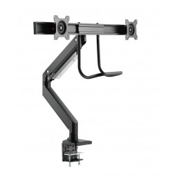 Gembird MA-DA2-04 Desk mounted adjustable monitor arm for 2 monitors 17"-32" Black