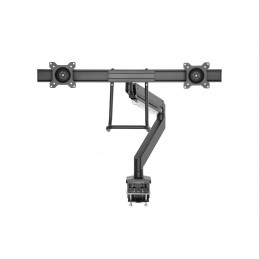 Gembird MA-DA2-04 Desk mounted adjustable monitor arm for 2 monitors 17"-32" Black