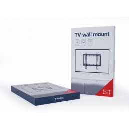 Gembird WM-42F-04 TV wall mount (fixed) 23”-42” Black