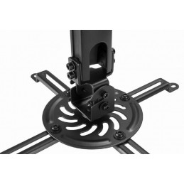 Gembird CM-B-01 Adjustable ceiling mount for projector/beamer Black