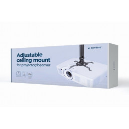 Gembird CM-B-01 Adjustable ceiling mount for projector/beamer Black