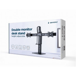Gembird MS-D2-01 Double monitor desk stand height adjustable