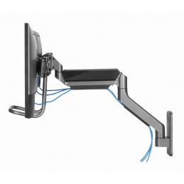 Gembird MA-WA3-01 Wall mounted adjustable monitor arm for 3 monitors 17"-27" Black