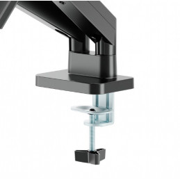 Gembird Desk mounted adjustable double monitor arm 17"-32" Black