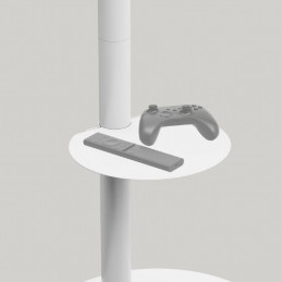 Gembird TVS-86TR-01-W TV floor stand  37"-86" White