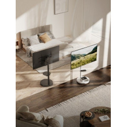 Gembird TVS-86TR-01-W TV floor stand  37"-86" White