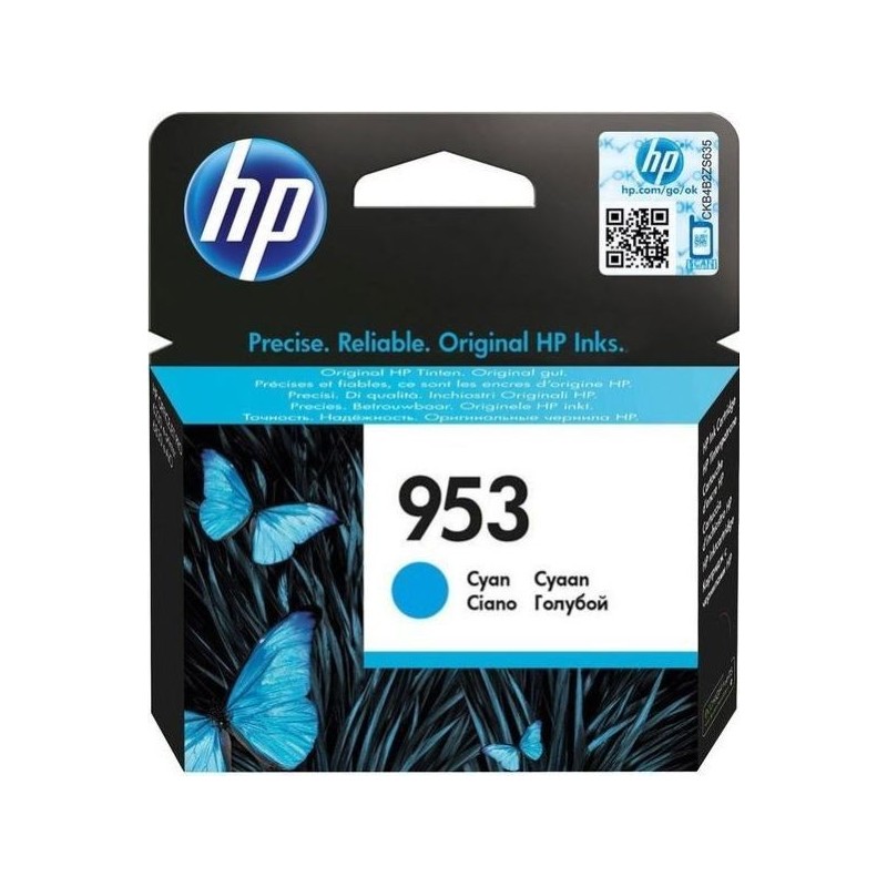 HP F6U12AE No.953 kék eredeti tintapatron