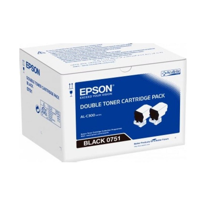 Epson C300 fekete dupla eredeti toner