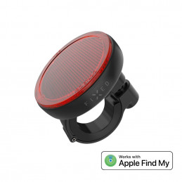FIXED intelligens helymeghatározó reflektor Apple Find My applikációhoz, vezeték nélküli töltés, fekete