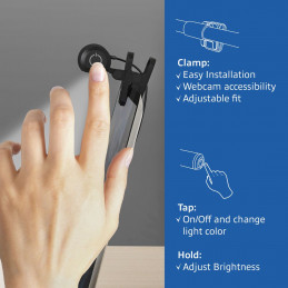 ACT Dimmable clip-on laptop LED light bar