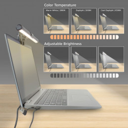 ACT Dimmable clip-on laptop LED light bar