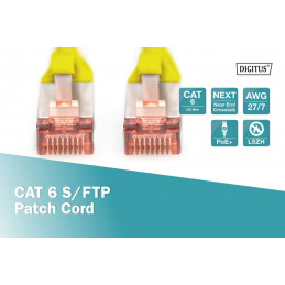 Digitus CAT6 S-FTP Patch Cable 2m Yellow