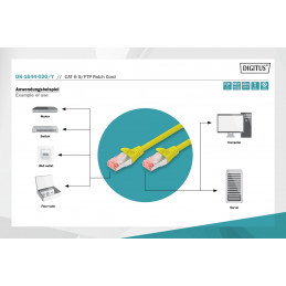 Digitus CAT6 S-FTP Patch Cable 2m Yellow
