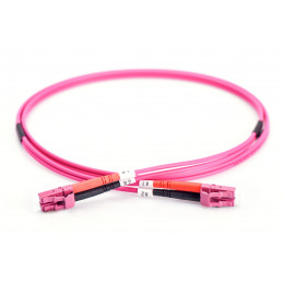 Digitus DK-2533-03-4 száloptikás kábel 3 M LC I-VH OM4 Violet