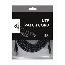 Gembird CAT5e U-UTP Patch Cable 5m Black