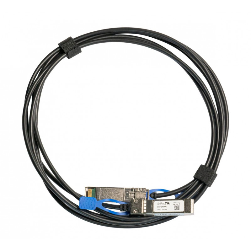 Mikrotik XQ+DA0001 QSFP+ to QSFP+ / QSFP28 to QSFP28 1m Black