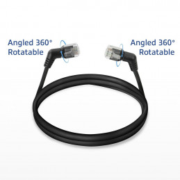 ACT CAT6A U-FTP Patch Cable 10m Black