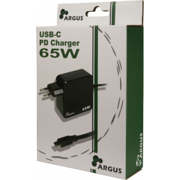 Inter-Tech Argus PD-2065 USB-C 65W PD Charger Black
