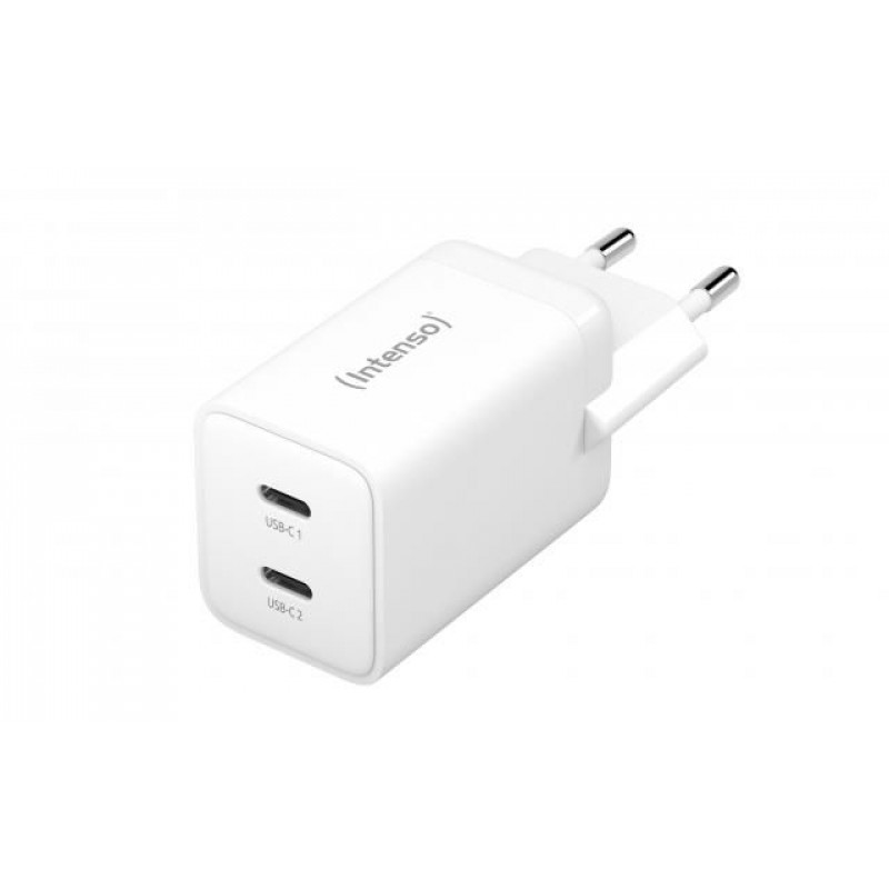 Intenso W40CC GaN Power Adapter White