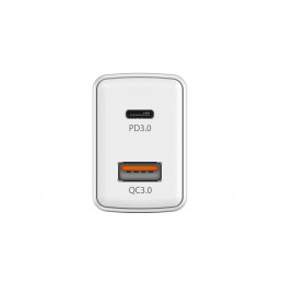Genius PD-20AC 20W Fast Wall Charger White