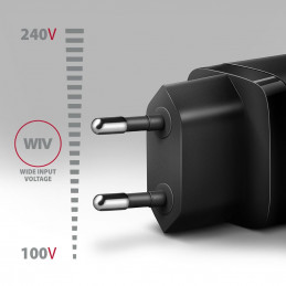 AXAGON ACU-PQ20 PD3.0 & QC4+ Dual Outputs Wall Charger 20W Black