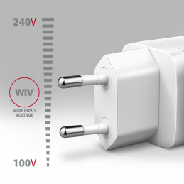 AXAGON ACU-PQ20W ACU-PQ20 PD3.0 & QC4+ Dual Outputs Wall Charger 20W White