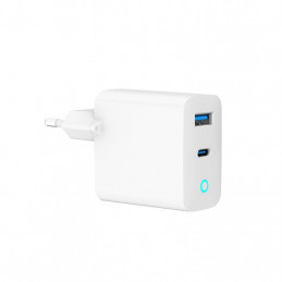 Gembird 2-Port 65W USB Fast Charger White