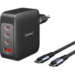 Intenso W140A3C GaN adapter + C520C cable Black