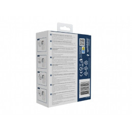 Gembird Universal travel power adapter 20W White