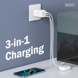 Digitus DA-10303 67W USB GaN Charger White