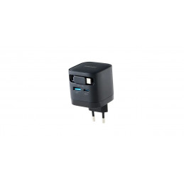 Intenso Compact Fast Charger 65W USB-C/USB-A Black