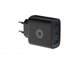 Mobile Origin Mobile Origin GaN 40W Wall Charger MO13, black 1 USB-A + 2 USB-C Black