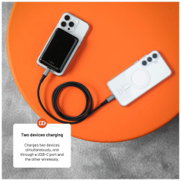 FIXED MagZen 10 Pro Qi2 standard 10000mAh PowerBank fekete