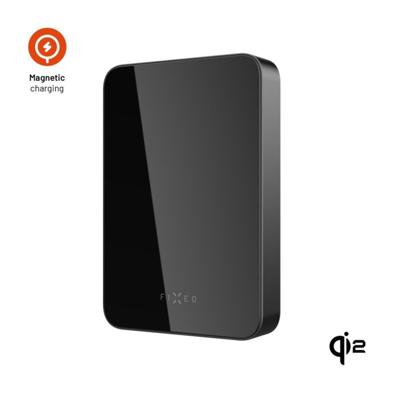 FIXED MagZen 10 Oi2 10000 mAh külső akkumlátor, fekete