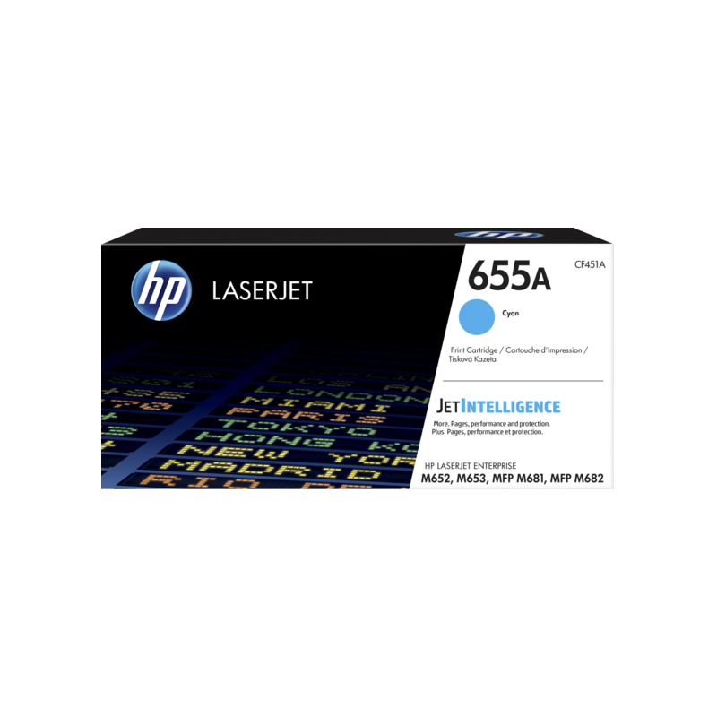 HP CF451A (655A) kék eredeti toner