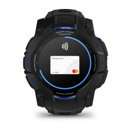 Garmin Instinct 3 50mm AMOLED Black/Blue with Charcoal Band