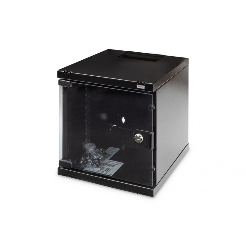 Digitus DN-10-06U-B Falra szerelhető Rackszekrény Black