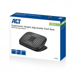ACT AC8020 Ergonomic Height Adjustable Footrest with Massage Rollers
