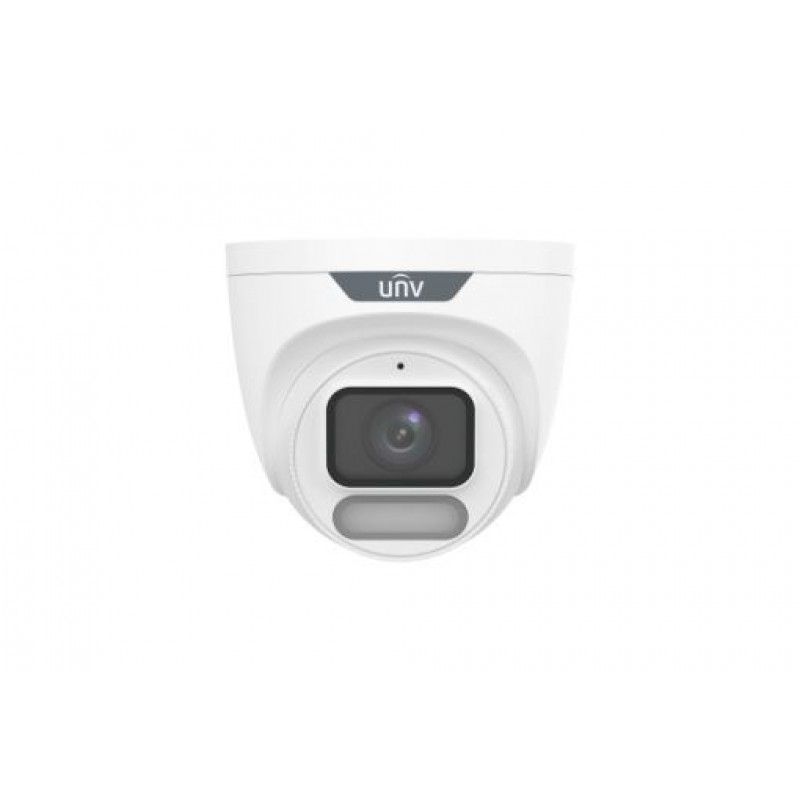 Uniview Easystar Colorhunter 4MP OwlView Wise-ISP turret dómkamera, 2.8mm fix objektívvel, mikrofonnal