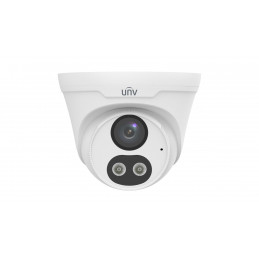 Uniview Easystar 4MP Colorhunter turret dómkamera, 2.8mm fix objektívvel, mikrofonnal és hangszóróval (DL)