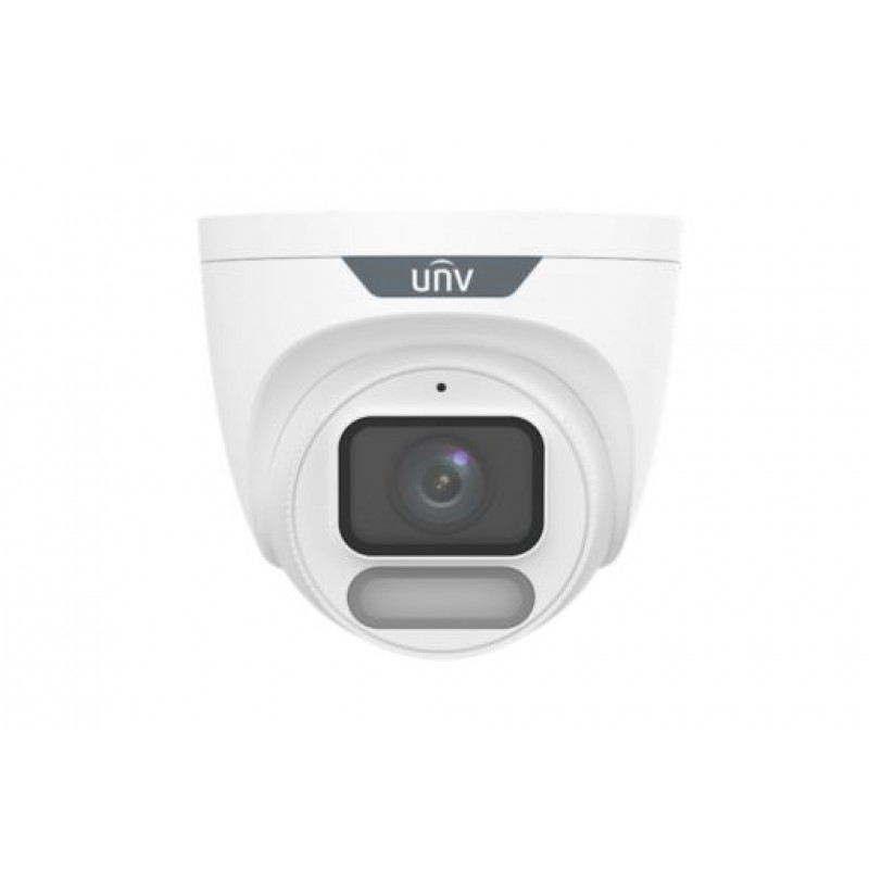 Uniview Easystar Colorhunter 2MP OwlView Wise-ISP turret dómkamera, 2.8mm fix objektívvel, mikrofonnal