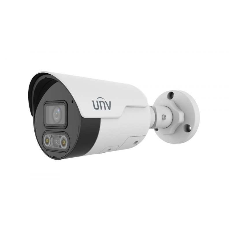 Uniview EasyStar 4MP ColorHunter csőkamera, 2,8mm fix objektívvel, mikrofonnal és hangszóróval (DL)
