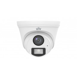 Uniview 2MP analóg ColorHunter Dual-light turret dómkamera, 4mm fix objektívvel, mikrofonnal (DL)