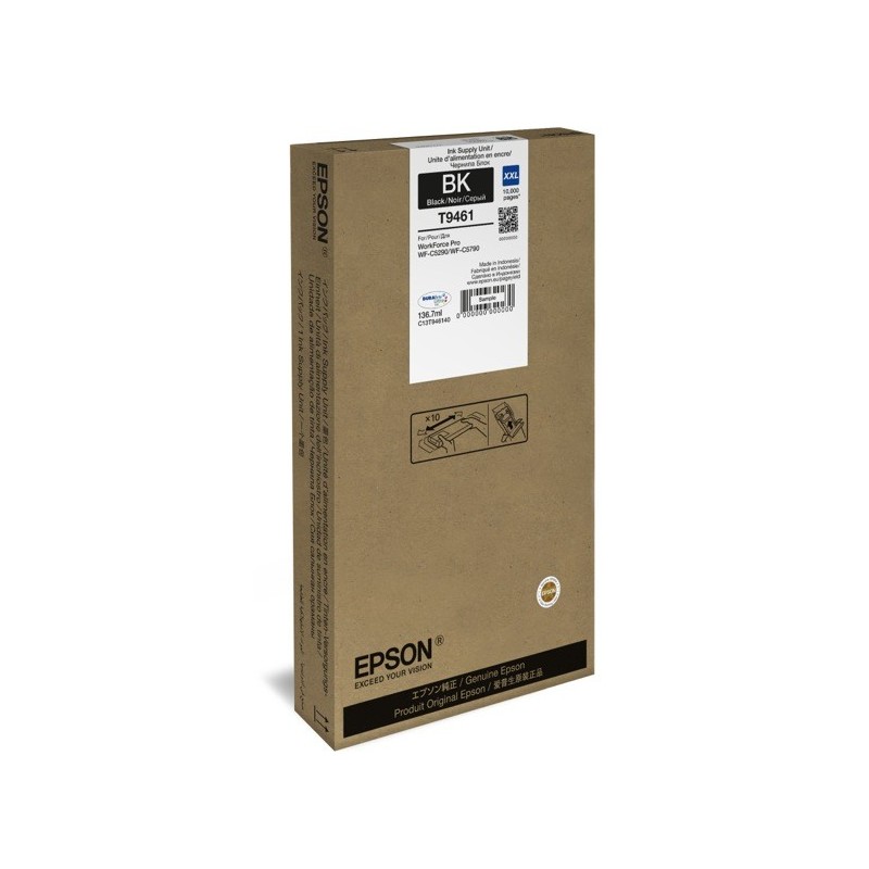 Epson T9461 fekete eredeti tintapatron