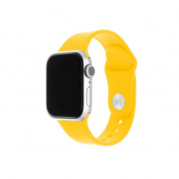 FIXED Szilikon szíj Apple Watch 38/40/41 mm, Sárga