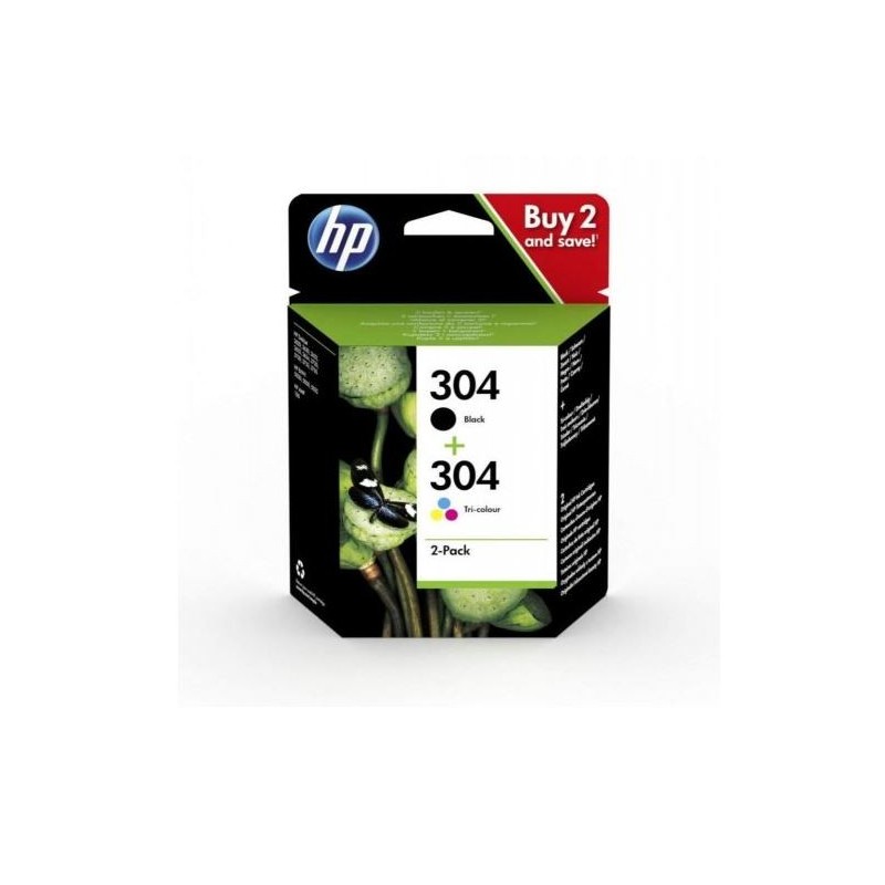 HP 3JB05AE No.304 fekete+színes eredeti tintapatron multipack