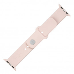 FIXED Sporty szilikon szíj az Apple Watch 42/44/45mm-es okosórákhoz, pink