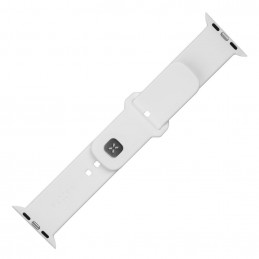 FIXED Sporty szilikon szíj az Apple Watch Ultra 49mm-es okosórákhoz , fehér