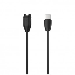 FIXED USB-C töltőkábel Garmin Fenix 5/6/7/7X, Epix, Venu 2/3, Vívoactive 3/4/5 okosórákhoz, fekete